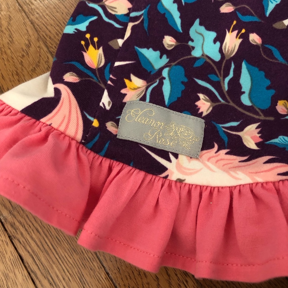 Eleanor Rose girls unicorn dress size 8 - Picture 4 of 6